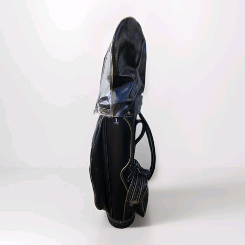 Vtg ben hogan black leather - hogan,