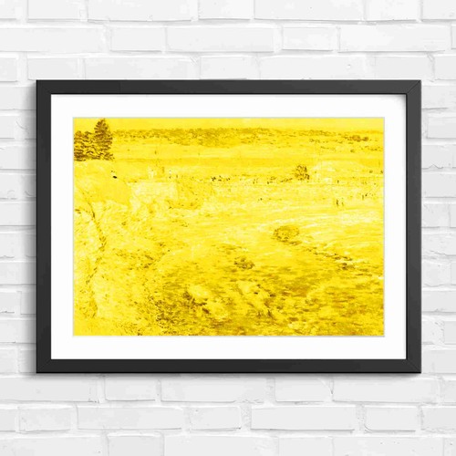 Impressionist ocean coastline - impressionist,