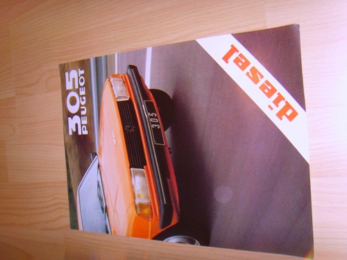 Car brochures 1979 - , peugeot