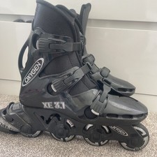 Vintage Oxygen XE 3.1 Black In-line Skates Size 26.0