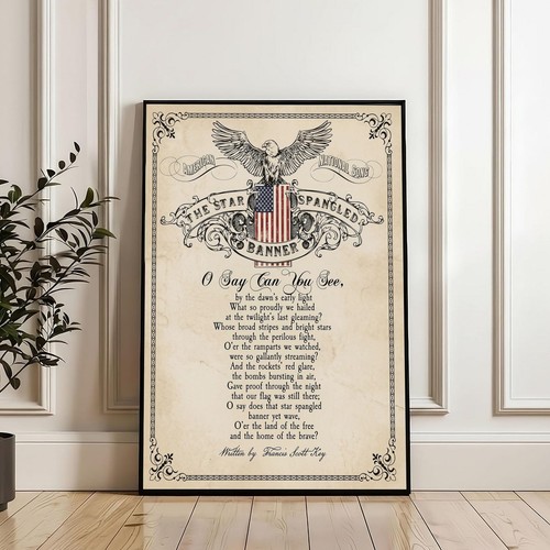 Vintage star spangled banner - vintage,