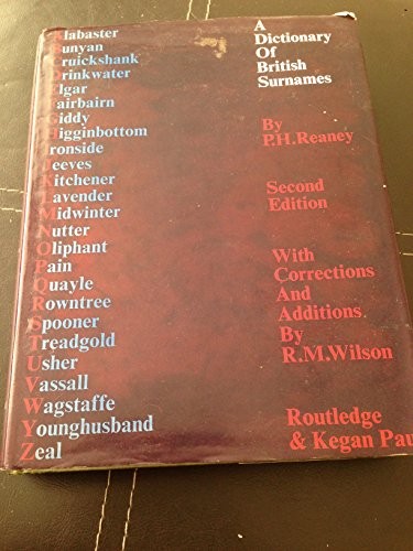 Dictionary british surnames - of,