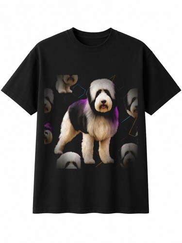 Old english sheepdog - old,