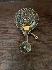 Antique Original Victorian Brass Ornate Servants Bell