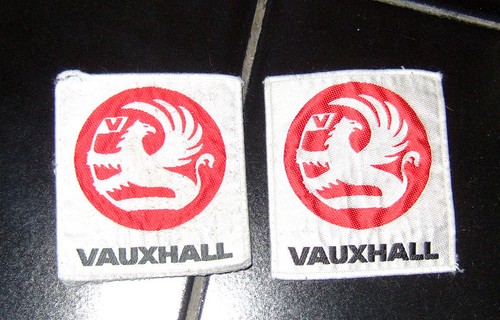 Vauxhall pair cloth sew on - vauxhall, of