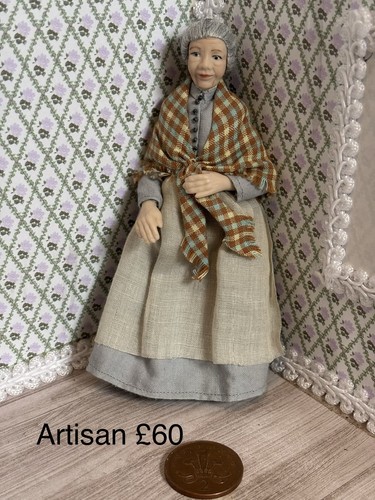 Dolls house old - dolls, lady