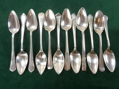 Vintage silver plated - 12,
