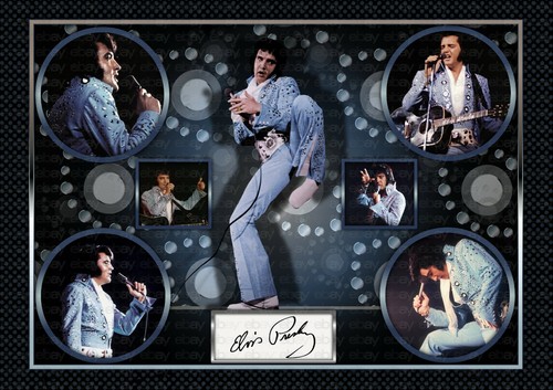 Elvis presley blue nail - presley,