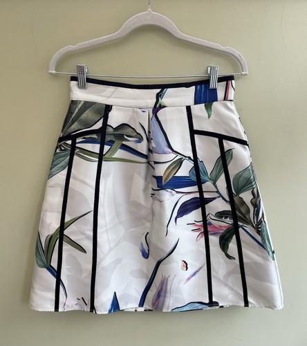 Coast white floral - coast, a-line