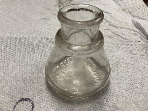 Vintage cylindrical cone clear - cone,