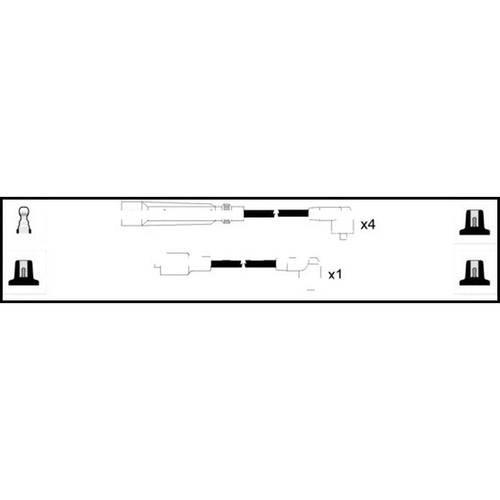 Leads ignition cables - ht, kit