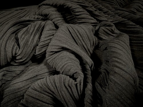 Plissé pleated thick - , thin