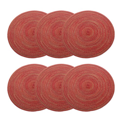 6pcs round braided - round,