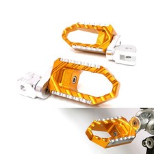 For Kawasaki Z900RS Cafe Racer 21 22 25mm Lower Front Foot Pegs Wide Rider Gold