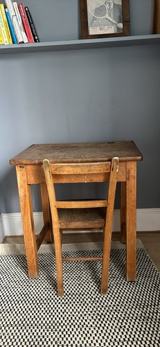 Vintage oak child school - vintage,