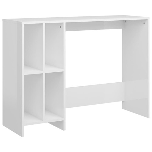 Notebook desk high gloss white - high,