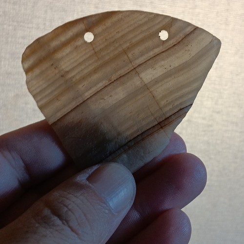 Gorget pendant drilled - ,