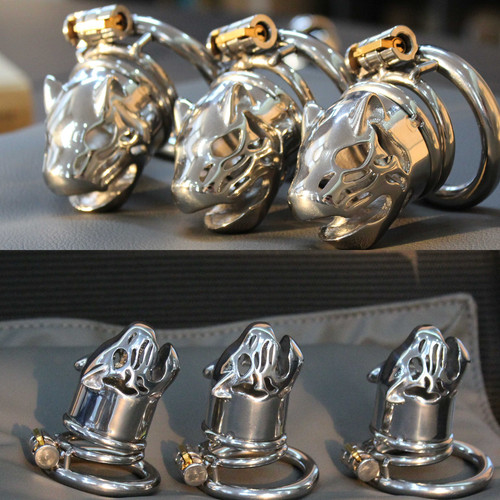 Short long metal chastity - short/long,