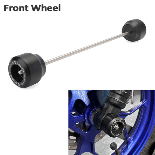 Front wheel fork - axle, sliders