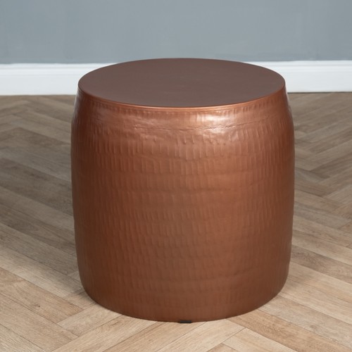 Copper metal side end lamp - copper,