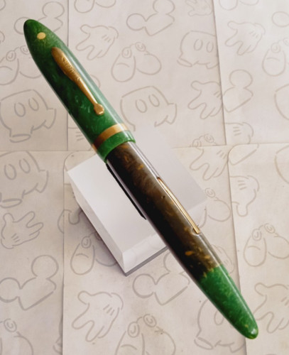 Green brown sheaffer - green, sheaffer's