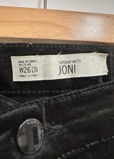 Topshop Joni Velvet Jeans