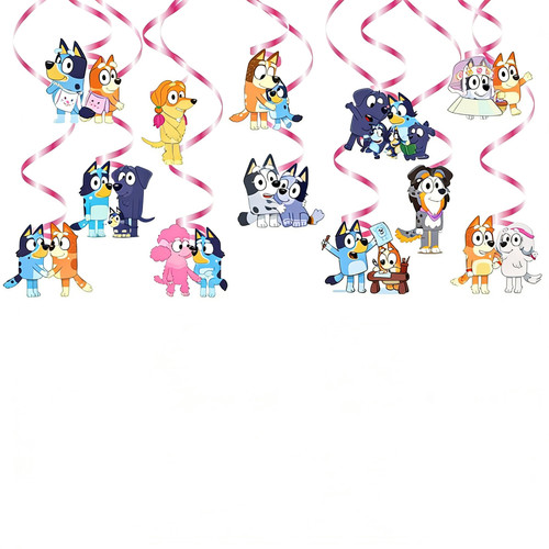 Bluey hanging swirls - hanging, child