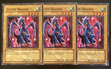 Luster Dragon X3 Playset SD1/YSD Old School Yugioh Light Play