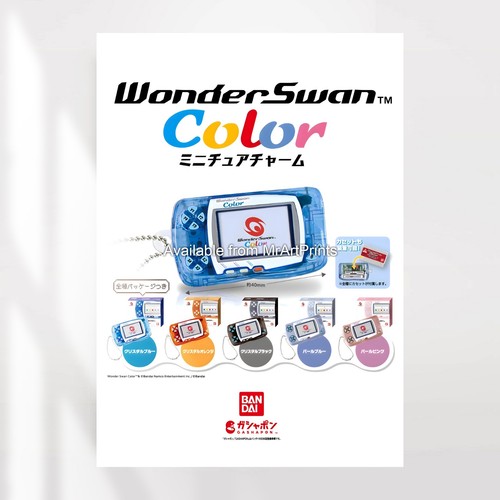 Wonderswan color poster - wonderswan,