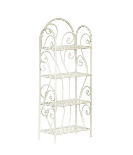 Dolls house white - wrought, iron