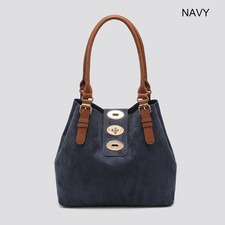 Soft Faux Suede Bag in Bag