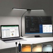 LED Double Head Desk Lamp