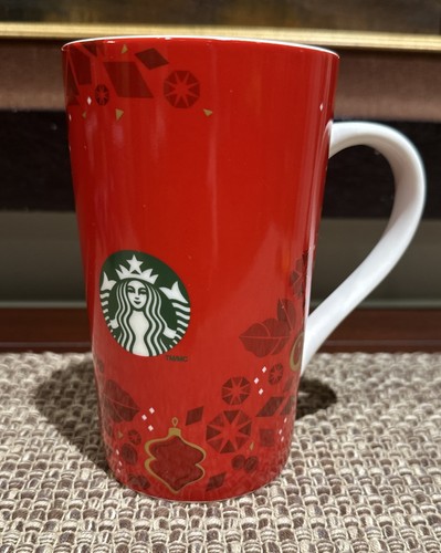 Starbucks 2013 red gold - 2013, red/gold