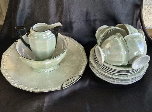 1920s art deco - deco, green