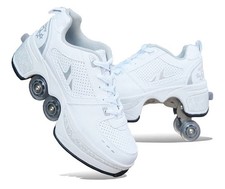Roller Shoes Skate Deformation Automatic Walking Trainers child Double Row