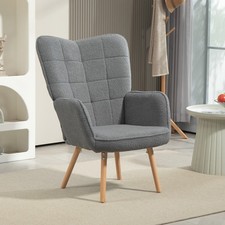 Modern Bedroom Chair with Wood