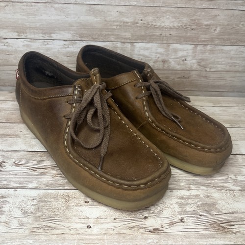 Clarks wallabees brown - wallabees,