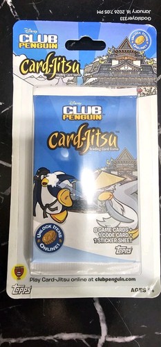 Topps club penguin - card, jitsu