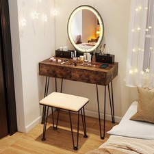 Vanity Desk with Mirror and