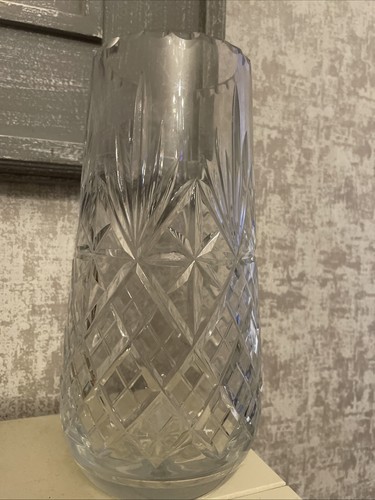 Thomas webb cut crystal vase - vase, 9