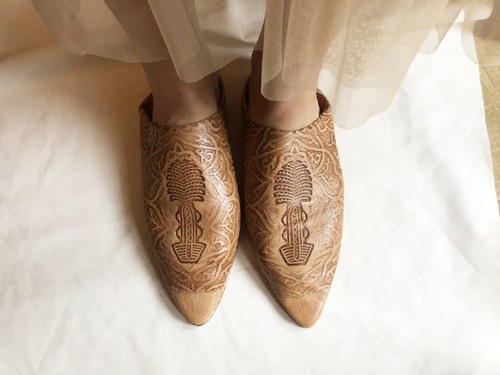 Moroccan babouche slippers - babouche,