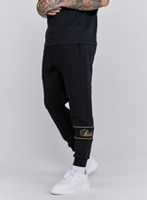 SikSilk Mens Black Track Pants