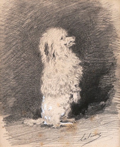 Original framed french - original, drawing
