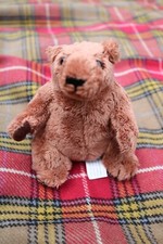John West Small 5" Bear Soft Toy Plush Advertising Collectable Brown 5"