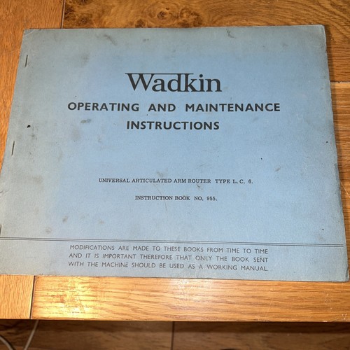 Wadkin universal artic - artic, arm