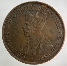 1933 Australia One Penny Coin