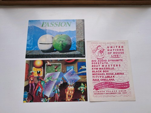 Rave flyers 1989 - rave,