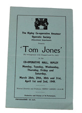 Ripley Co-operative Operatic Society Tom Jones Programme 1949 Production Askew