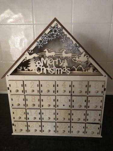 Wooden christmas house advent - christmas,