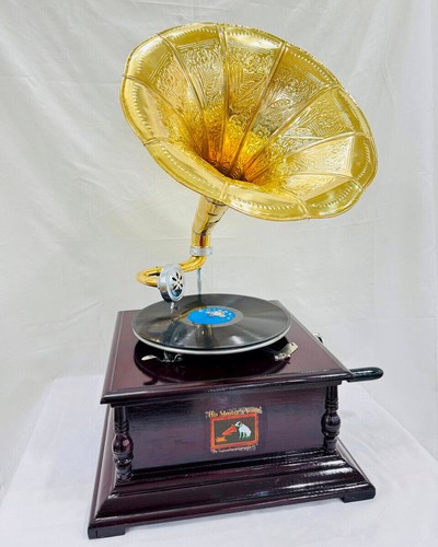 Vintage replica gramophone - vintage,